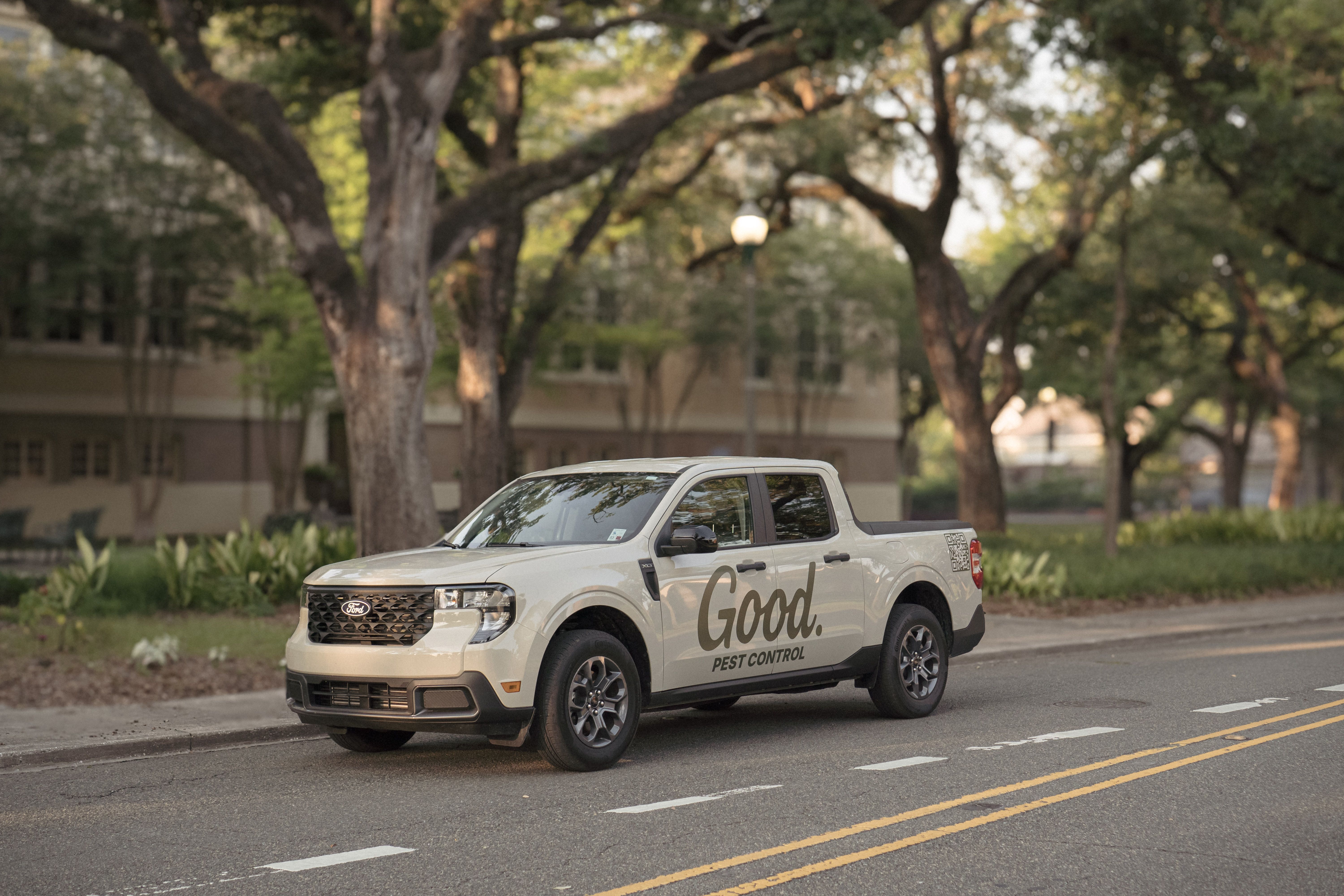 Good. Pest Control service truck